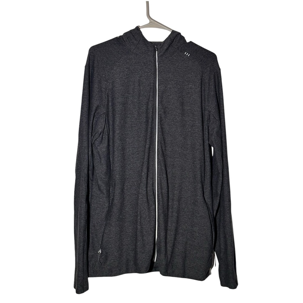 Lululemon Men’s Surge Warm Full Zip Hoodie Running Dark Heather Gray Size Large